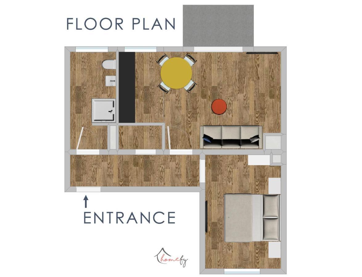 Homefy Come-Together Apartment - Balkon - Aufzug - Free Parking - Smart Tvs 에센 외부 사진
